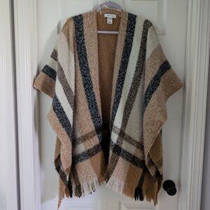 Nine West Plaid Shawl